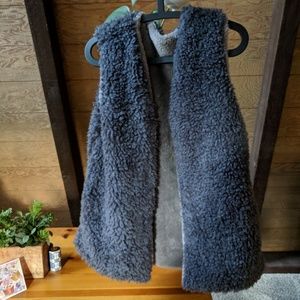 NWOT Super Soft Sherpa Fleece Vest